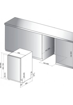 Посудомийна машина Hotpoint Ariston HSIC3T127C (6470767)