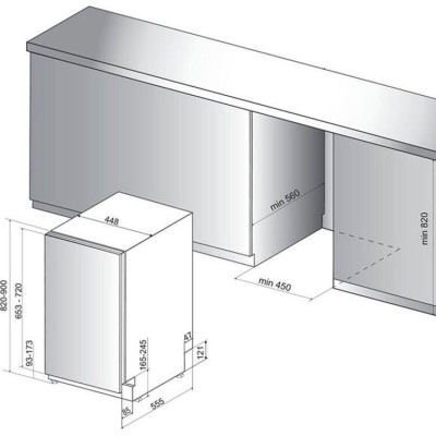 Посудомийна машина Hotpoint Ariston HSIC3T127C (6470767) Посудомийна машина Hotpoint Ariston HSIC3T127C (6470767)
