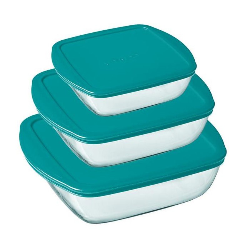 Форма з кришкою Pyrex Cook&Store, 22х22х7 см (6797400)