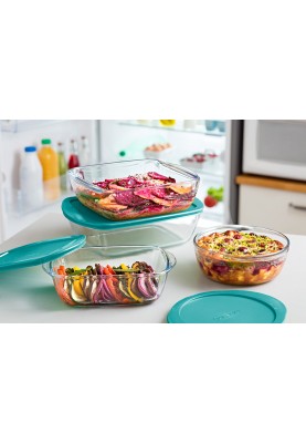 Форма з кришкою Pyrex Cook&Store, 22х22х7 см (6797400)