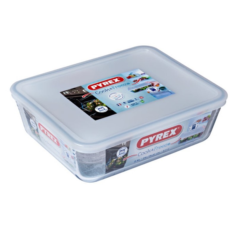 Форма з кришкою Pyrex Cook&Freez, 25х19х8 см (6803792)