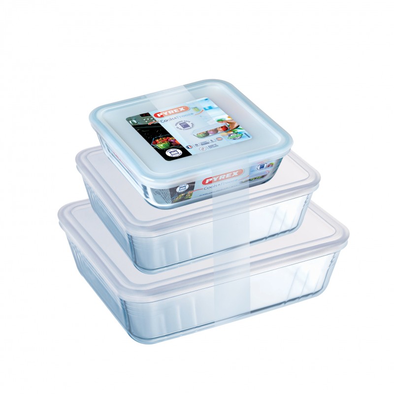 Форма з кришкою Pyrex Cook&Freez, 25х19х8 см (6803792)