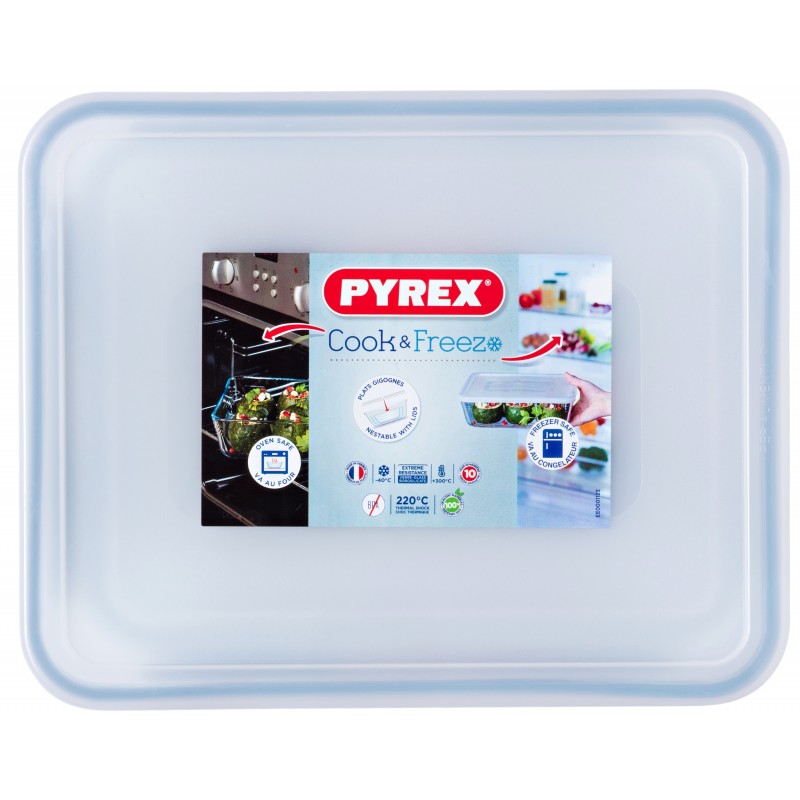 Форма з кришкою Pyrex Cook&Freez, 25х19х8 см (6803792)