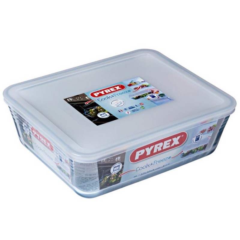 Форма з кришкою Pyrex Cook&Freez, 27х22х9 см (6803793)