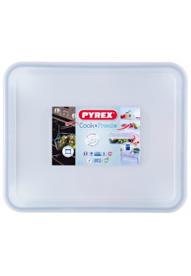 Форма з кришкою Pyrex Cook&Freez, 27х22х9 см (6803793)