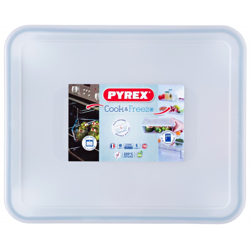 Форма з кришкою Pyrex Cook&Freez, 27х22х9 см (6803793)