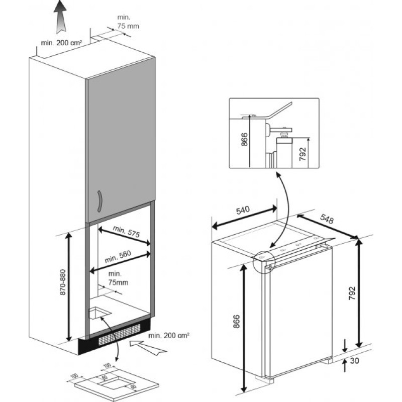 Холодильник Beko B1752HCA+ (6582550)