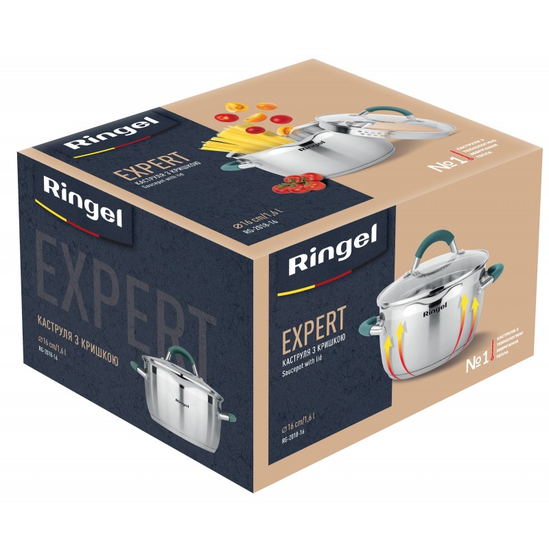 Каструля RINGEL Expert 16 см 1.6л (6723689)