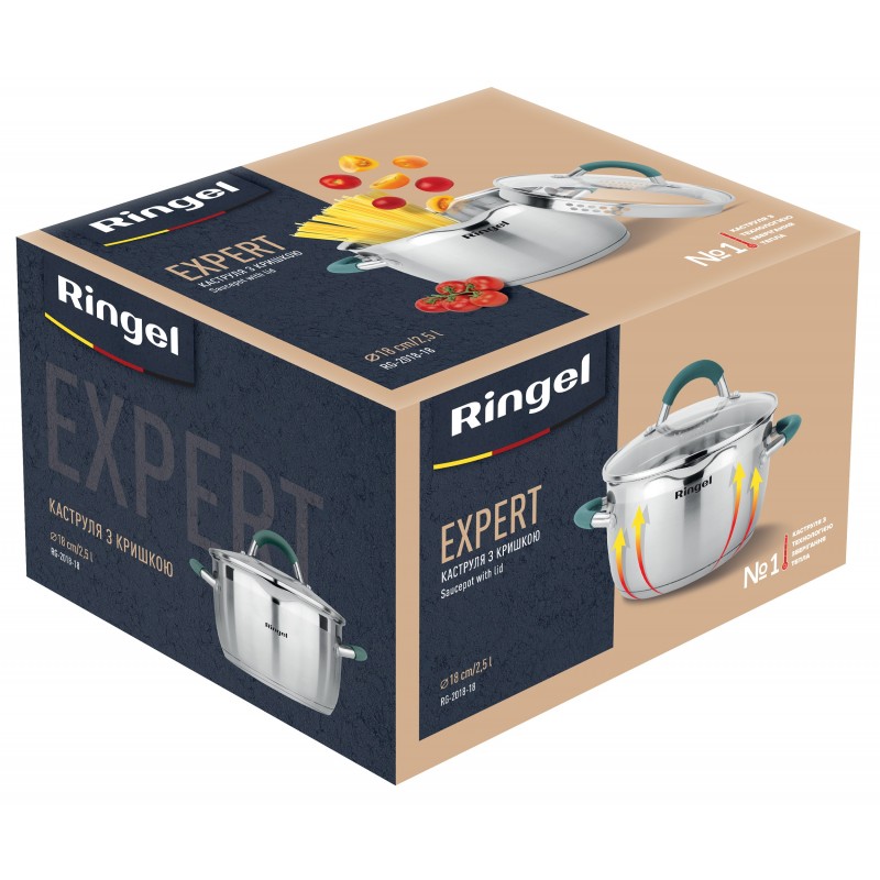 Каструля RINGEL Expert 18 см 2.5 л (6723690)