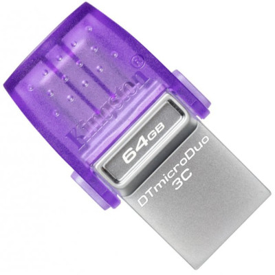 Flash Drive Kingston DT Duo 3C 64GB 200MB/s dual USB-A + USB-C (6807196)