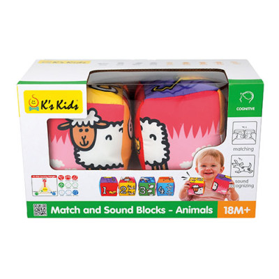 Кубики музичні Ks Kids Кубики Тварини (6603155)