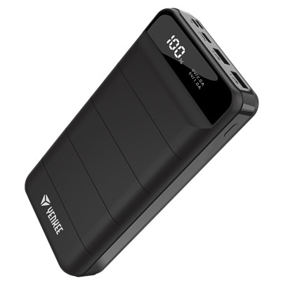 Портативний зарядний пристрій Yenkee YPB 3010-30000 mAh Li-pol+TYPE-C (Black) (6811341)