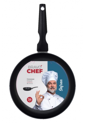 Сковорода BRAVO CHEF Safran 26 см б/кришки (6720858)