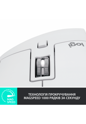 Миша Logitech MX Master 3S Performance Wireless Mouse Pale Grey (6807800)