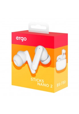 Гарнітура ERGO BS-730 Sticks Nano 2 White (6819312)