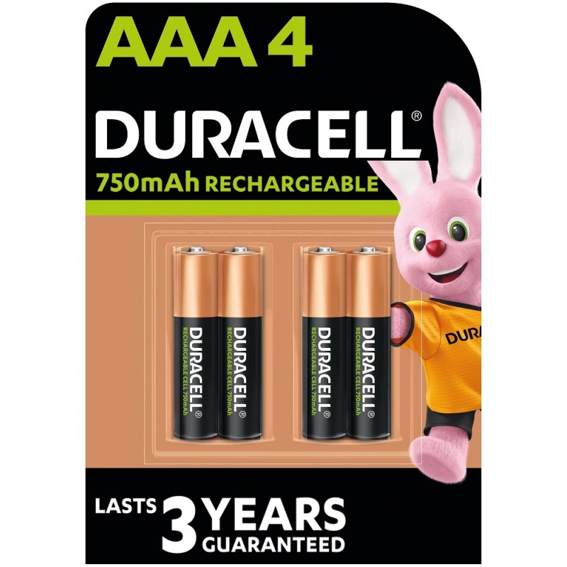 Акумулятор Duracell HR03 (AAA) 750mAh уп. 4 шт (6832571)