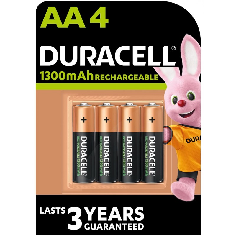 Акумулятор Duracell HR6 (AA) 1300mAh уп. 4 шт (6832572)