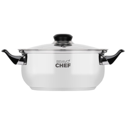 Каструля Bravo Chef 18 см (1.6 л) з бакелітовими ручками (6811077)