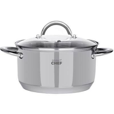 Каструля Bravo Chef 16 см (1.9 л) з кришкою (6720867)