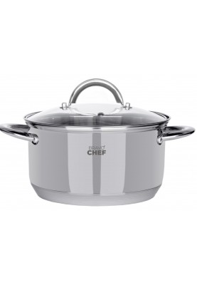 Каструля Bravo Chef 18 см (2.6 л) з кришкою (6720868)