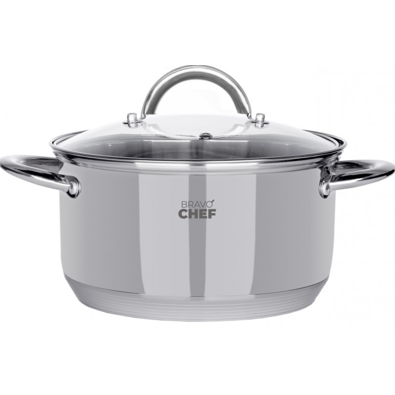 Каструля Bravo Chef 22 см (4.35 л) з кришкою (6720870)