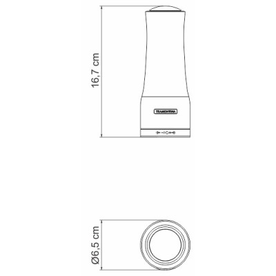 Млин для спецій TRAMONTINA Realce Бамбук (6747182) Млин для спецій TRAMONTINA Realce Бамбук (6747182)