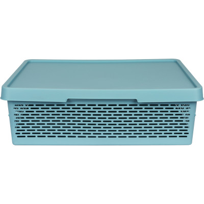 Кошик з кришкою Qutu Q-Basket Green 36л (6835555)