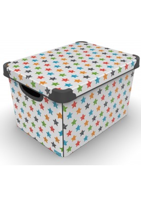 Контейнер Qutu Style Box Colored Stars, 20л (6835533)