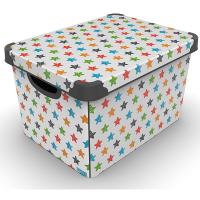 Контейнер Qutu Style Box Colored Stars, 20л (6835533)