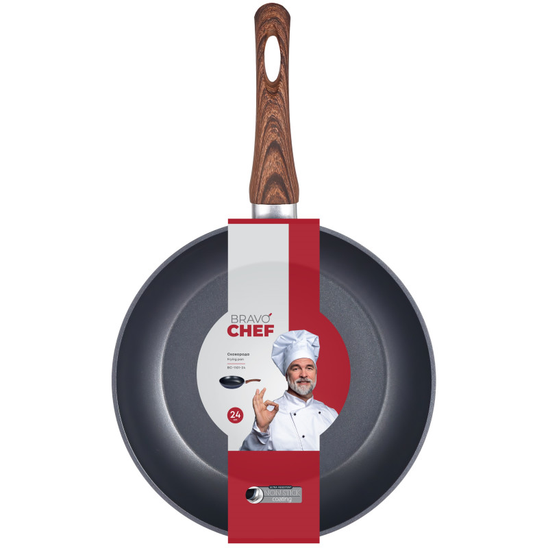 Сковорідка Bravo Chef класична 24 см (6815598)