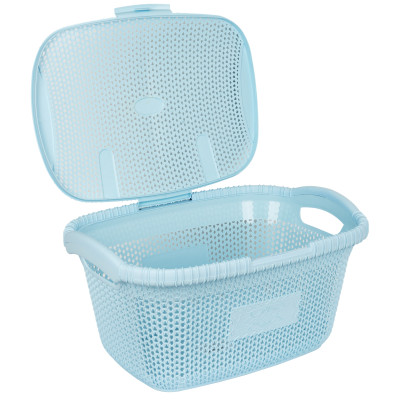 Корзина для білизни Violet House 1002 Віолетта Blue 28 л (6852878)