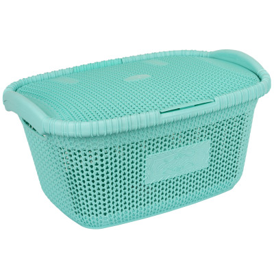 Корзина для білизни Violet House 1002 Віолетта Soft Mint 28 л (6852929)