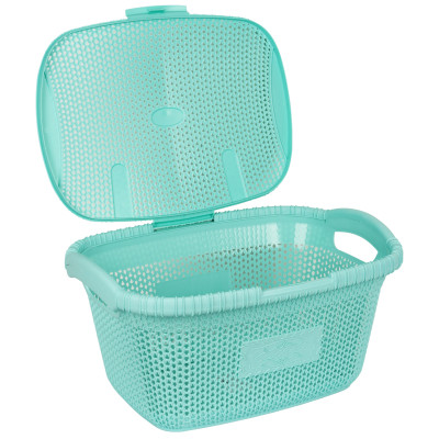 Корзина для білизни Violet House 1002 Віолетта Soft Mint 28 л (6852929)