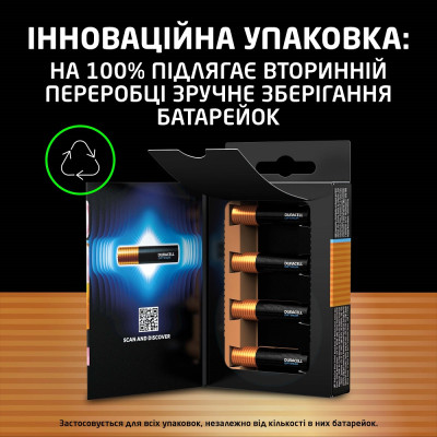Лужні батарейки Duracell Optimum AAA, 8 шт. (6835423)