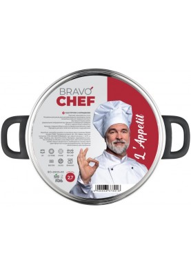 Каструля Bravo Chef L"Appetit 20 см (2.7 л) (BC-2003-20) (6837801)