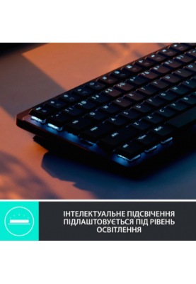 Клавіатура Logitech MX Mechanical Mini Minimalist Wireless  Graphite (920-010780) (6807802)