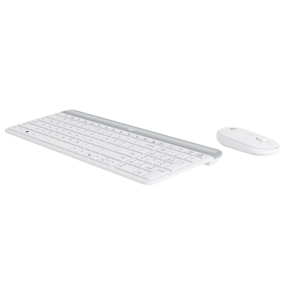 IT набір Logitech MK470 Slim Wireless Combo, US, Off-White (920-009205) (6836274)