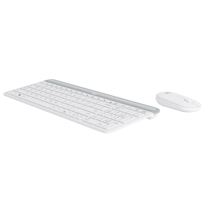 IT набір Logitech MK470 Slim Wireless Combo, US, Off-White (920-009205) (6836274)