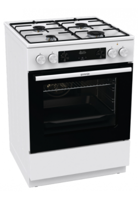 Комбінована плита Gorenje GKS6C70WJ (FM6A4D-JPD4B) (6851403)