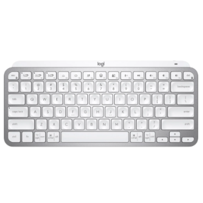 Клавіатура Logitech MX Keys Mini Minimalist Wireless US Pale Grey (920-010499) (6836256)