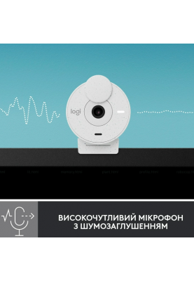 Веб-камера Logitech BRIO 300 FHD White (960-001442) (6857746)