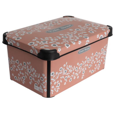 Контейнер Violet House 0647 DECOR POWDER FLOWERS 10 л (6821267)