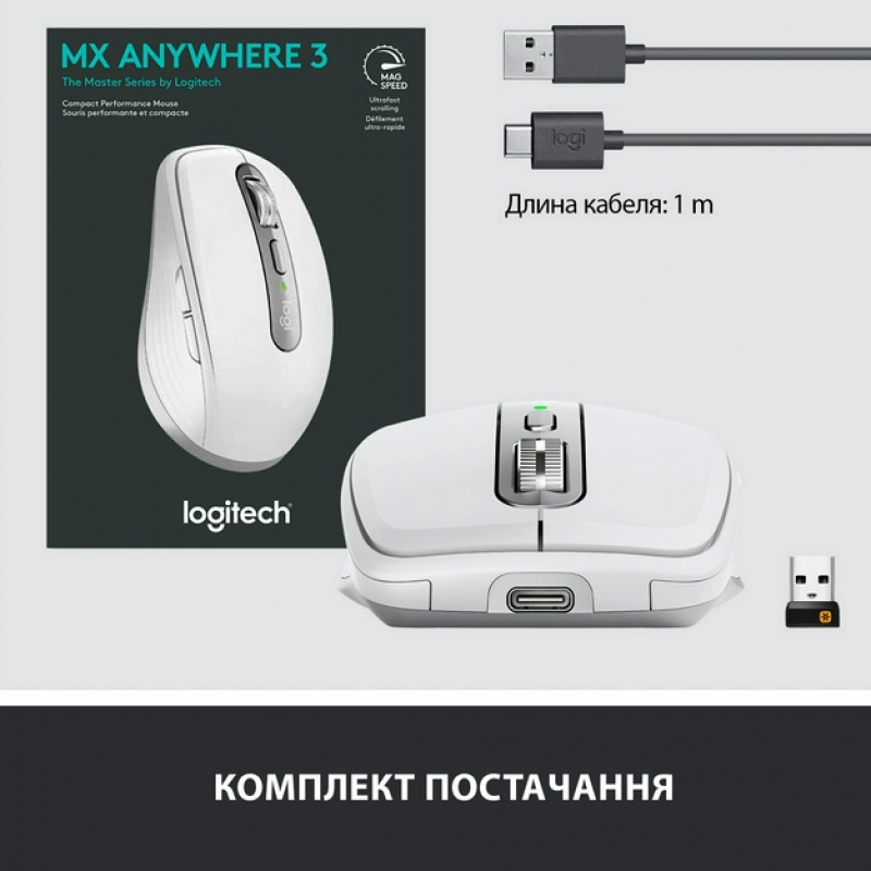 Килимок для мишi Logitech Studio Series Graphite (956-000049) (6794330)