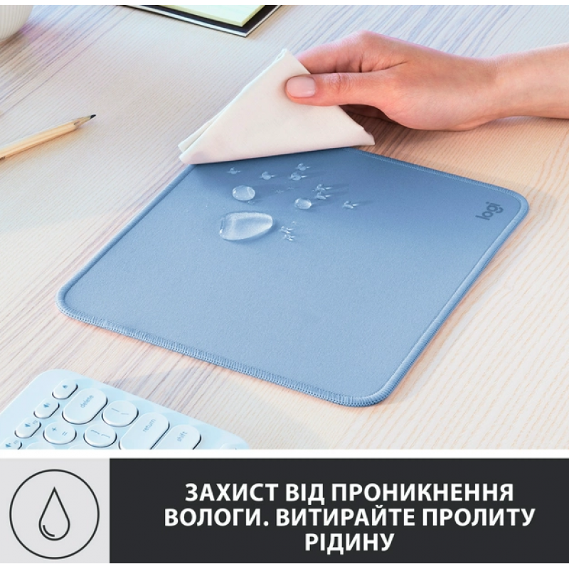 Килимок для мишi Logitech Studio Series Blue (956-000051) (6794332)