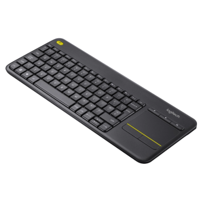 Клавіатура Logitech Wireless Touch K400 Plus, US, Black (920-007145) (6836237) Клавіатура Logitech Wireless Touch K400 Plus, US, Black (920-007145) (6836237)