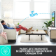 Клавіатура Logitech Wireless Touch K400 Plus, US, Black (920-007145) (6836237)