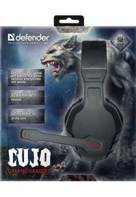 Гарнітура Defender Сujo Black-Red (64505) (6869959)