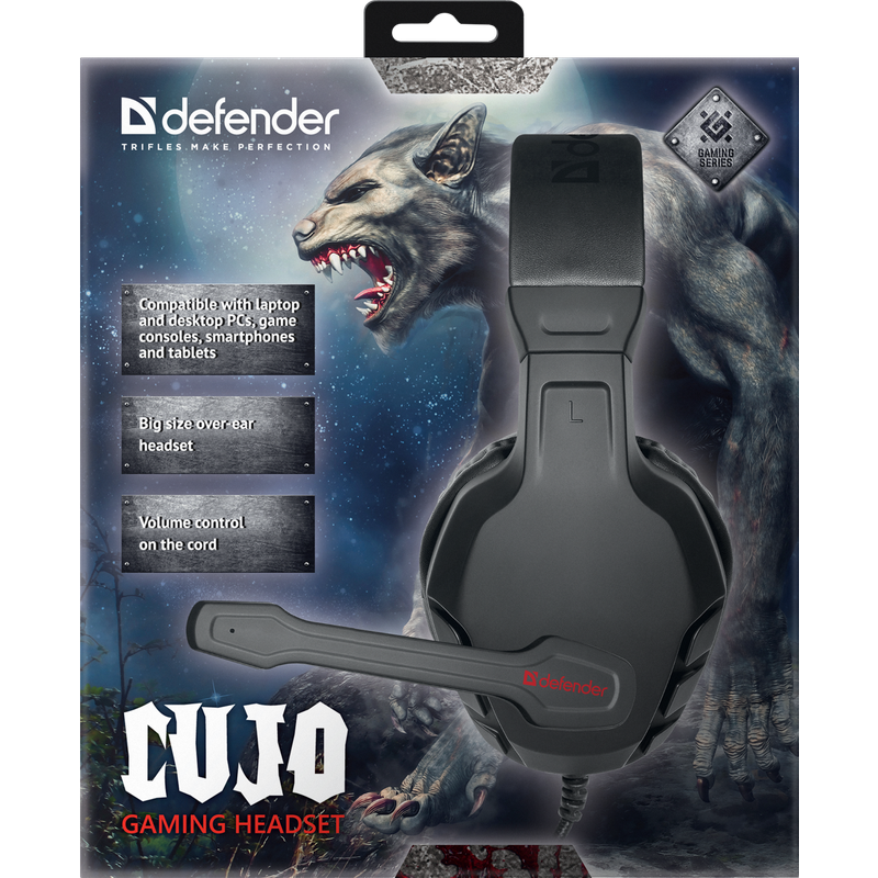 Гарнітура Defender Сujo Black-Red (64505) (6869959)