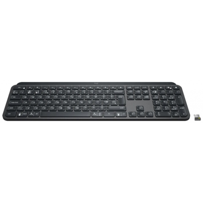 Клавіатура LOGITECH MX Master Keys for Business, US, Graphite (920-010251) (6857598)