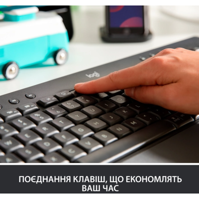 Клавіатура Logitech Signature K650, UA, Graphite (920-010945) (6823478)